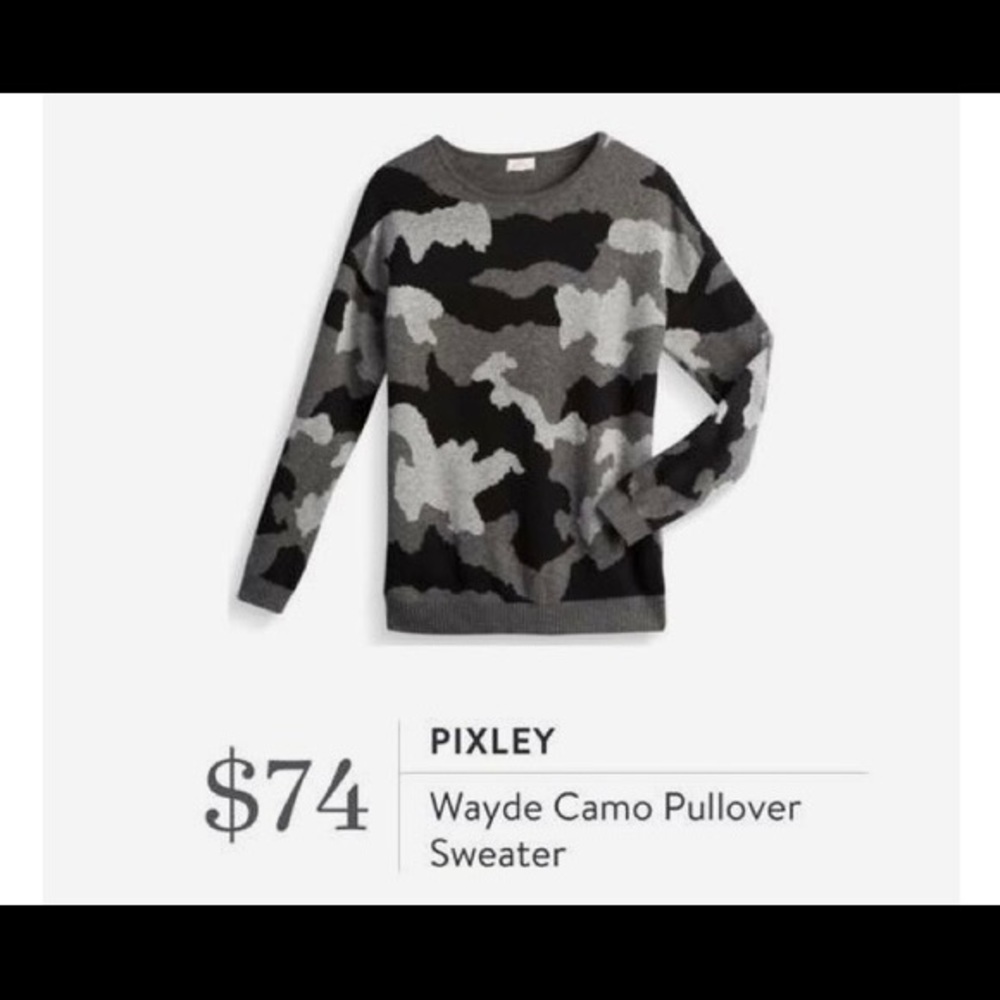 Pixley Camo Sweater